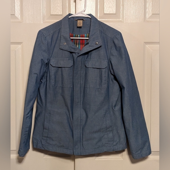 Duluth Trading Co Jackets & Blazers - 5/$25 Duluth Trading Co. Jacket Chambray & Plaid